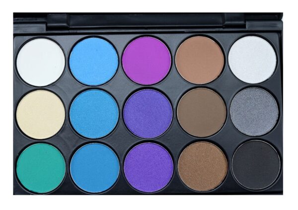 15-Color Earth Tone Eyeshadow Palette – Smoky & Natural Makeup Shades - Image 6