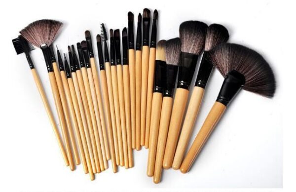 Gift Bag Of 24 Pcs Makeup Brush Sets Professional Cosmetics Brushes Eyebrow Powder Foundation Shadows Pinceaux Make Up Tools - Image 3