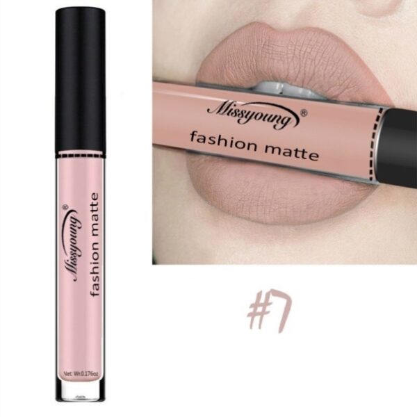 Lip Gloss Liquid Lipstick Non-Stick Cup Matte Makeup Llipstick - Image 3