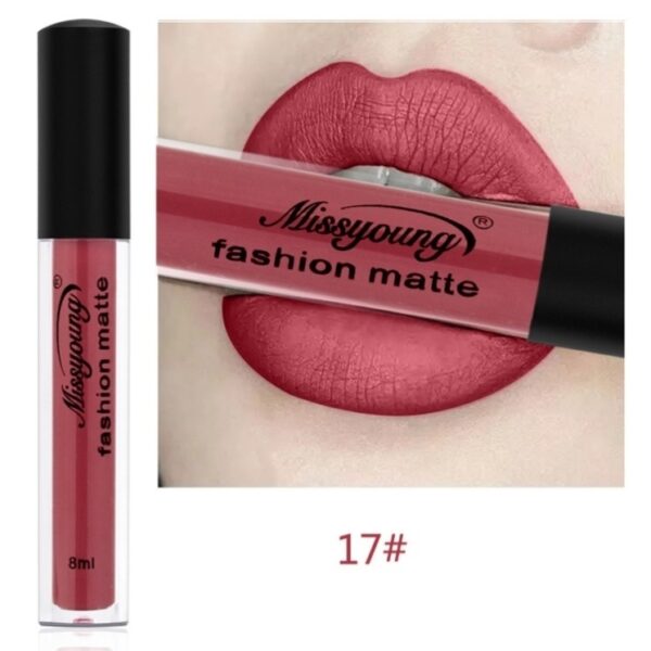 Lip Gloss Liquid Lipstick Non-Stick Cup Matte Makeup Llipstick - Image 6