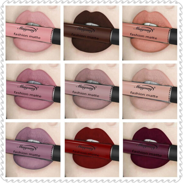 Lip Gloss Liquid Lipstick Non-Stick Cup Matte Makeup Llipstick