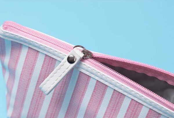 Miyahouse Canvas Cosmetic Bag Women Make up Bags Striped Printed Travel Toiletry Organizer Portable Pouch Makeup Case - Image 5