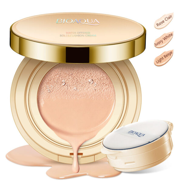 Bioaqua Air Cushion BB Cream 3 Color Concealer Moisturizing Foundation Whitening Flawless Makeup Bare For Face Beauty Makeup - Image 3