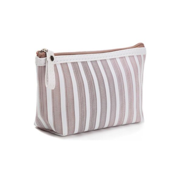 Miyahouse Canvas Cosmetic Bag Women Make up Bags Striped Printed Travel Toiletry Organizer Portable Pouch Makeup Case - Image 6