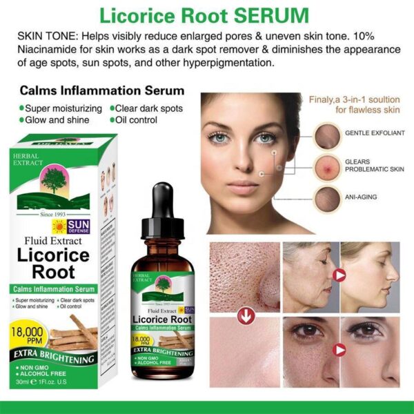 Cosmetic Facial Skin Care Licorice Root Fluoride - Image 2