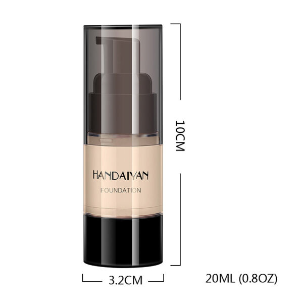 HANDAIYAN Full Cover Foundation Waterproof Moisturizer fond de teint couvrant Face Liquid Foundation Base Makeup for Dark Skin - Image 6