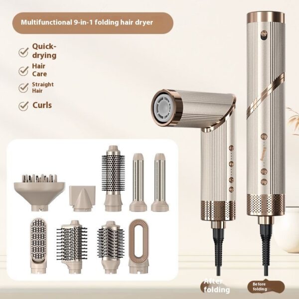 High Speed Hair Dryer Nine In One Hot Air Comb - Image 6