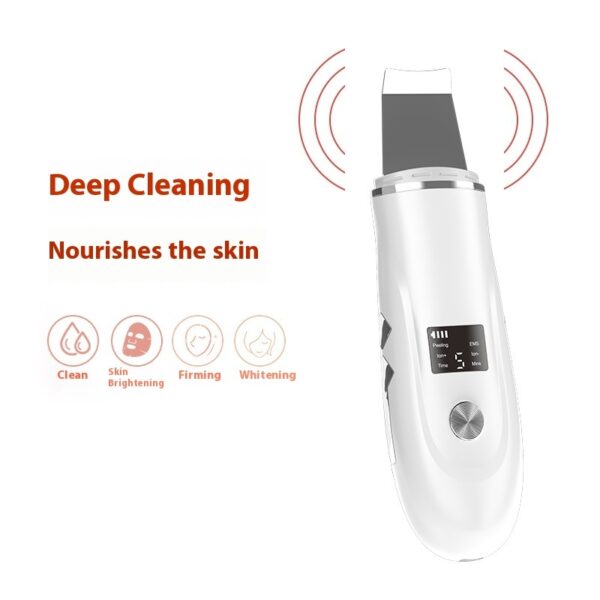 Facial Care Shovel Blackhead Remover Cutin Dead Skin Deep Cleansing Ultrasonic Pore Scrubber - Image 3