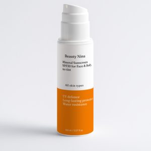 mineral sunscreen spf30 for face & body, no tint